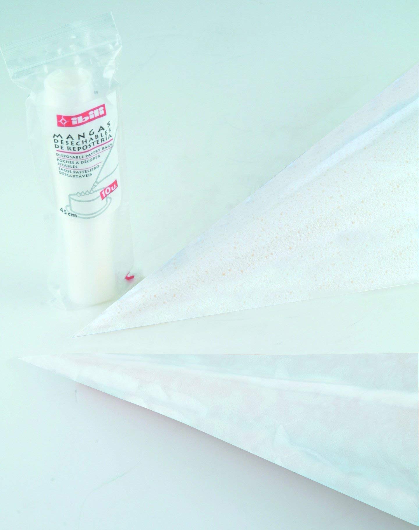 Ibili Disposable Pastry Bags, White, 30 cm, 10 pieces