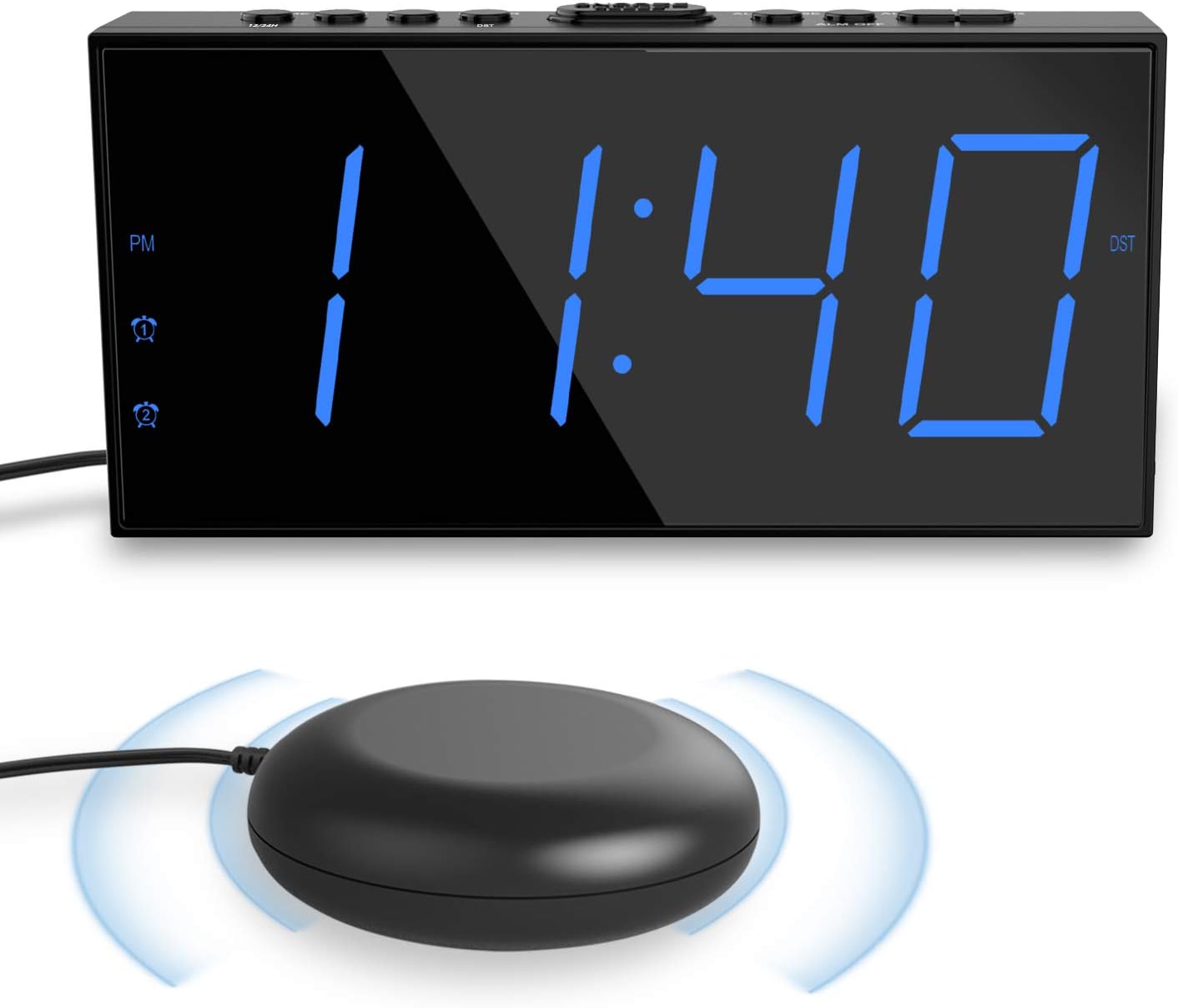 reloj despertador con cargador usb