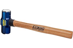 Estwing Engineer Hammer, 4 lb Head, 14" Hickory Wood Handle, #62313