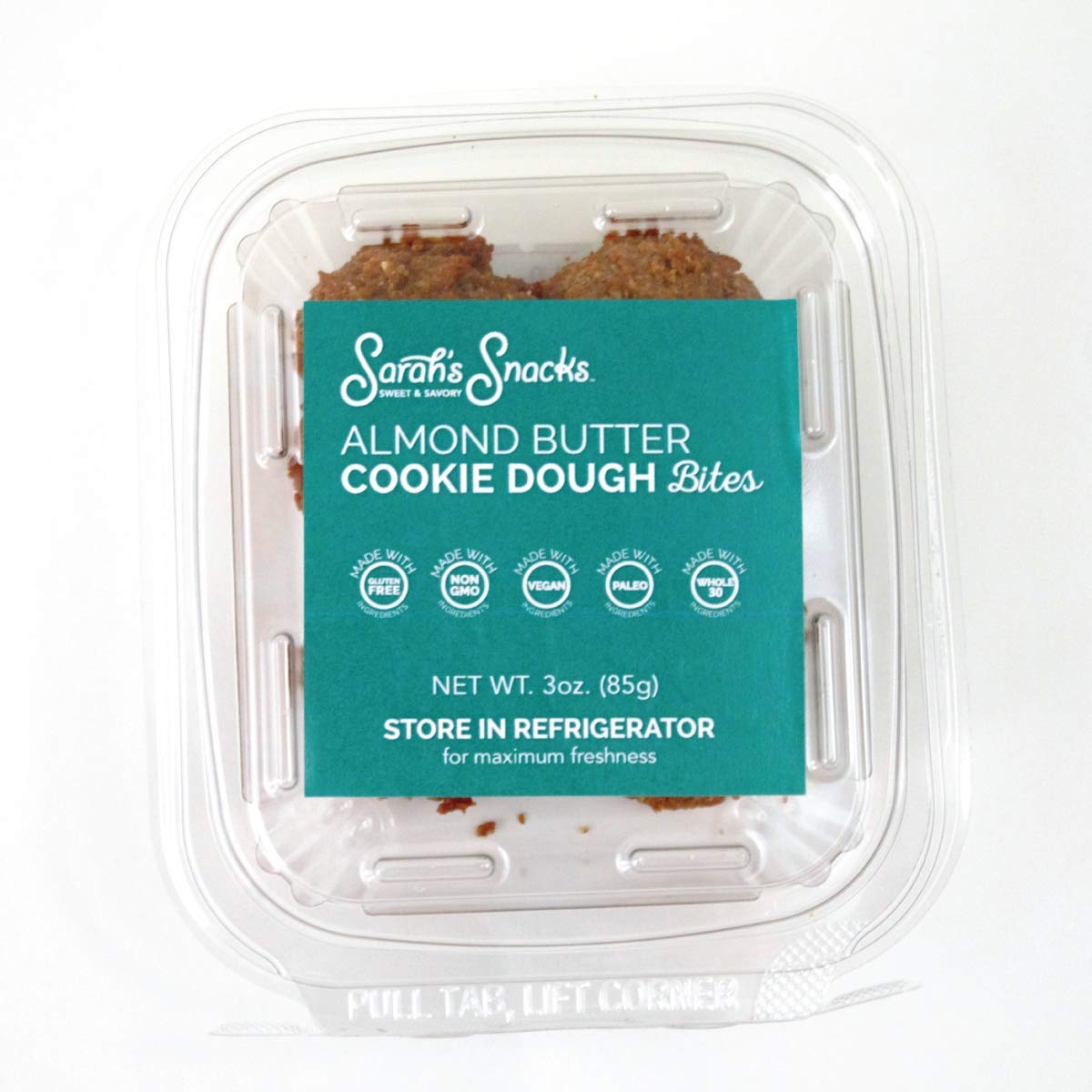 Sarah's Sweet & Savory Snacks Almond Butter Cookie Bites, Whole 30, Paleo, Gluten Free, Vegan - Pack