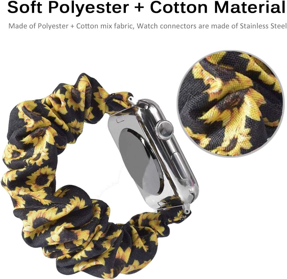Miimall Compatible with Apple Watch 40mm/38mm Scrunchie Strap - Image 4
