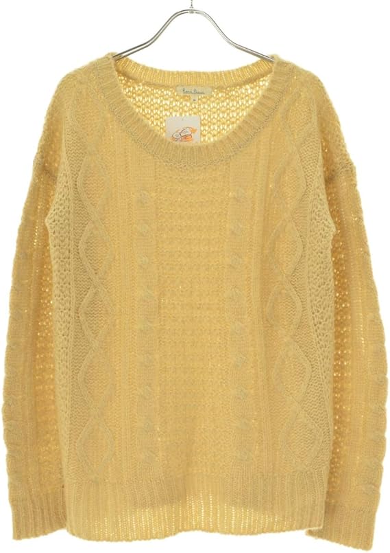 Amazon ロペ ピクニック Rope Picnic ラメ入りアラン柄 長袖ニットセーター セーター 通販