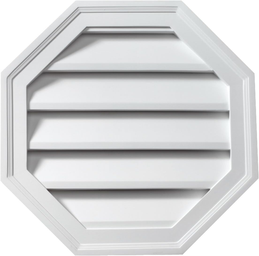 Fypon Olv24 24 W X 24 H Decorative Octagon Louver Gable Vents