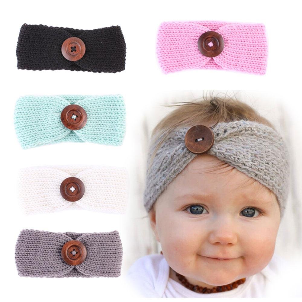 B01m8qxfyo 5点ベビーニット幼児用ヘッドバンドヘッドラップかぎ針編みヘアバンド Tm Womdee ヘアアクセサリ 最終値下げ