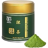 YEDOENSIS Premium Matcha - Organic Japanese Green Tea Matcha Powder, JAS Certified Organic, Vegan, Gluten-Free (40g)