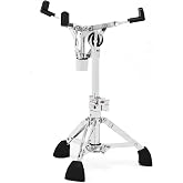 Double Braced Heavy Duty Snare Drum Stand for 10" to 14" Snare Drums(9706) | Snare Stand with Double Braced Tripod, Ultra Adjust Basket and Super Lock Height Adjustment, Extends from 13 to 20 inches