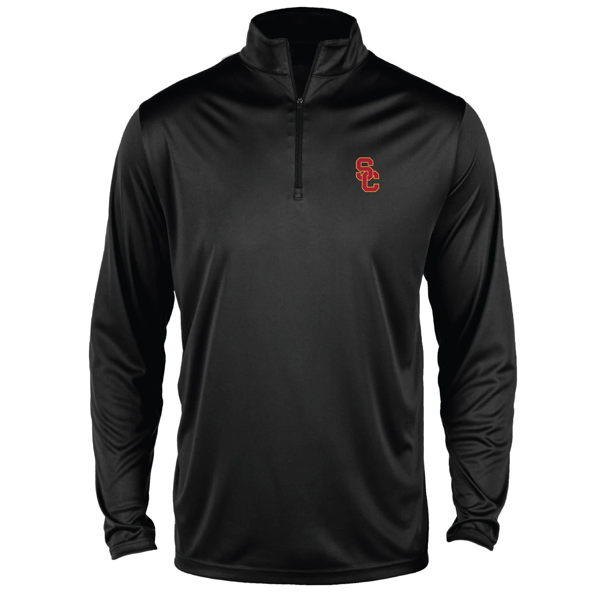 Photo 1 of dunbrooke USC Trojans Legend Lightweight 1/4 zip, black, 3XL