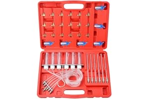 PROKOMON Fuel Injectors Tester Diesel Injector Flow Diagnostic Cylinder Common Rail Adaptor Test Tool Kit