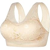 Women's Orthopedic Anti-Sagging Posture Bra for Seniors No Underwire Seamless Full Support Plus Size Everyday Bra