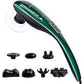 MEGAWISE Handheld Deep Tissue Neck Back Electric Massager for Shoulder, Waist, Leg, 3700 RPM Powerful Motor (Green)