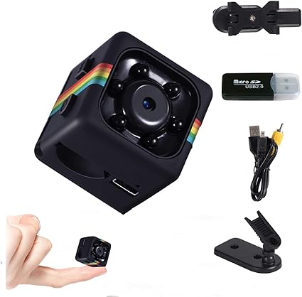 Amazon 超小型防犯カメラ 隠しカメラ 1080p高画質 スパイカメラhdナイトビジョン 赤外線カメラ 長時間録音 オーディオ録音 赤外線モーション検出 バッテリー駆動 配線不要 Borun 超小型カメラ