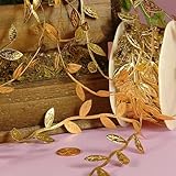 Leaf Ribbon - 10 Yards (Gold Leaf)