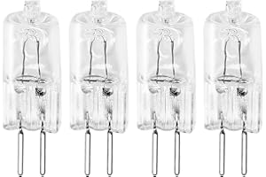 Zorqon Oven Light Bulbs Replace for WP74009925, G5.3 120V 25W Oven Lamp Replacement Compatible with Whirlpool, Maytag, Kenmore, Jenn-Air, Replace for AP6011161 1072727 899138001 PS11744355-4Pcs
