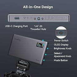 SmallRig RM120 RGB Video Light, 5000mAh 180 Minutes