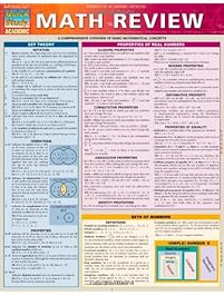 Math Review (Quick Study: Academic)