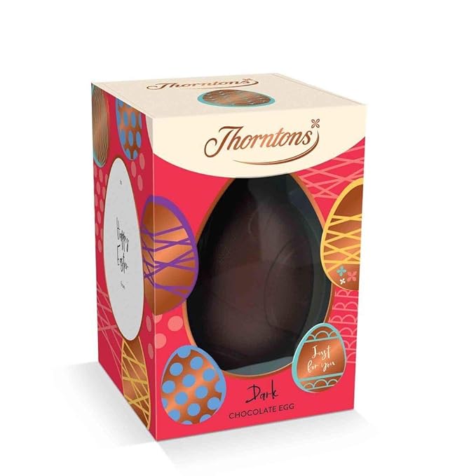 Thorntons Dark Chocolate Large Easter Egg 265g Amazon.co.uk Grocery