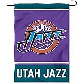 Utah Jazz Purple Double Sided Garden Flag