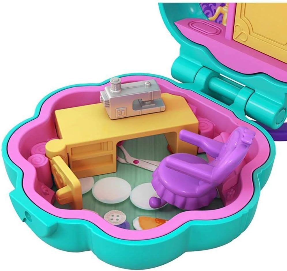 Polly Pocket FRY31 Tiny Pocket Places Studio Compact Playset, Purple - Image 4
