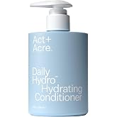 ACT+ ACRE, Daily Hydro Hydrating Conditioner, Dry Hair, 10 fl oz | 5% Tilicine + hyaluronic acid, reduces frizz, strengthens &amp; softens, vegan, color safe, silicone-free