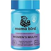 Best Nest Wellness - Mama Bird - Women's Multi Plus - Brain & Body Health Support Supplement - Gentle Iron Supplement for Energy Support - Methylated Vitamins - 30 Capsules