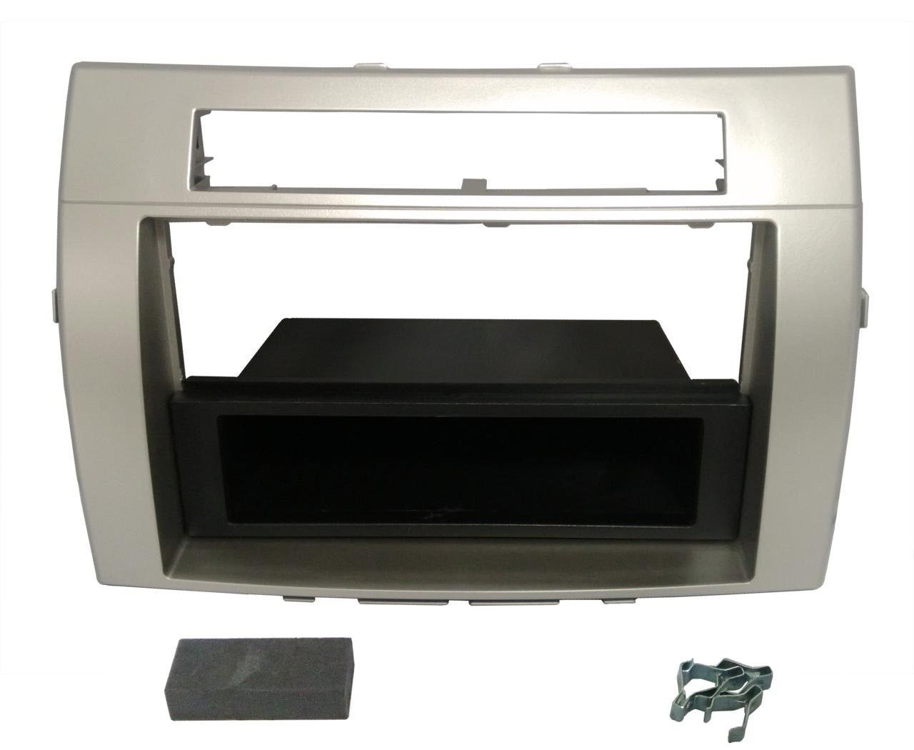 Autoleads FP-11-11/ S Car Audio Single DIN Facia Adaptor for Toyota Corollo Verso - Silver