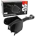 K&N Cold Air Intake System: High-Flow Air Filter, Increase Performance & Towing: Compatible with 2020-2025 Jeep: Gladiator, Wrangler, JL, 71-1576