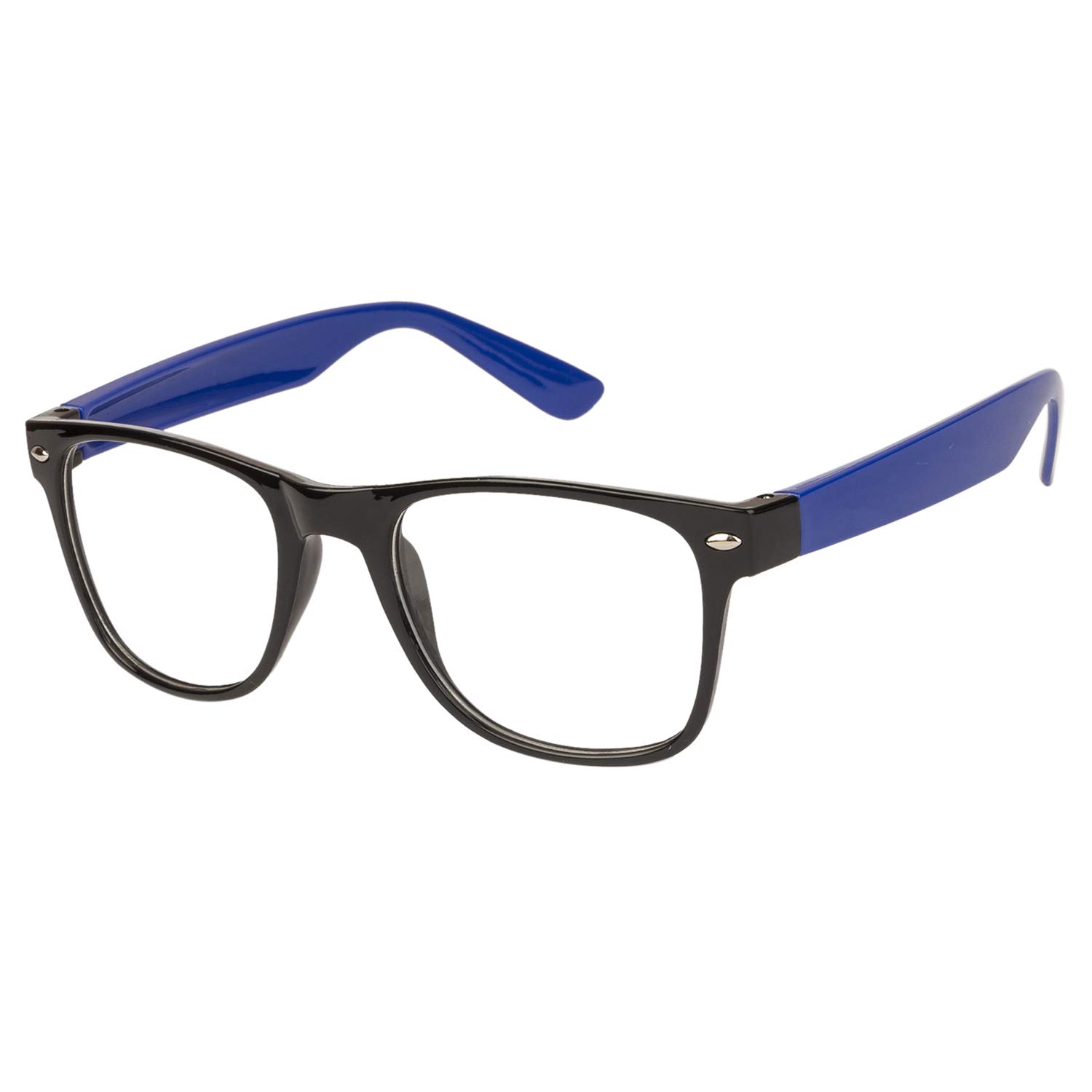 blue transparent sunglasses