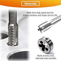 Teocpai Metric Tap and Die Set M16 x 1.5mm HSS
