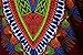 Makkrom Men's African Bright Dashiki Tribal Floral Shirt Variety (Large, Red)