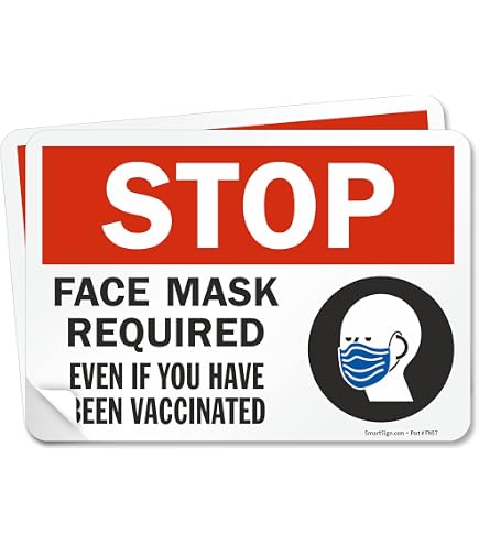 Laminated Sign: "FYI The Mask You Wear Protects Others" - Health & Safety Notice