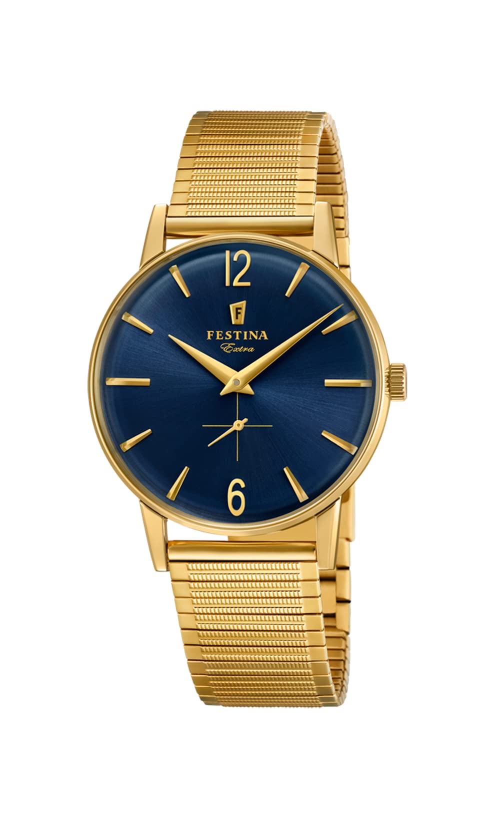 Festina Mens Quartz Watch, Analogue Classic Display and Stainless Steel Strap F20251/4