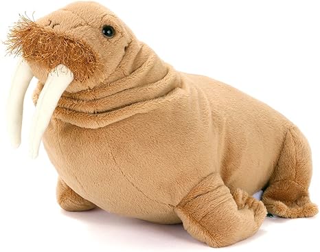 Amazon カロラータ セイウチ ぬいぐるみ 検針2度済み 動物 やさしい手触り お人形 16 5cm cm 28cm ぬいぐるみ おもちゃ