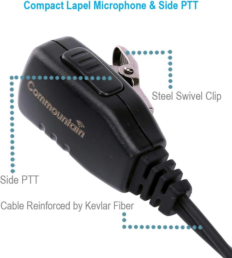 Single Wire Earpiece with Reinforced Cable for Motorola Radios BRP40 CP200 CP200D CP185 CLS1410 CLS1110 DTR650 RDU2020 RDU4100 RDU4160D RDU2080D RMU2040 RMU2080D CLS RDU RMM RMU,Acoustic Tube Headset: Home Audio & Theater