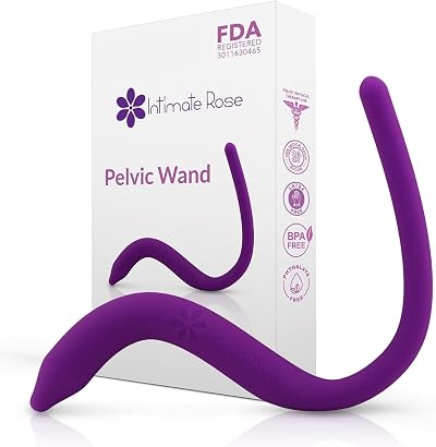 IntimateRose Pelvic Wand - Trigger Point Massager, BPA-Free, Non-Vibration