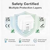 AMPLE 25W USB-C PD UK Charger 2 Pack for Lenovo Tab M10 P11 P12 White Cable view 6