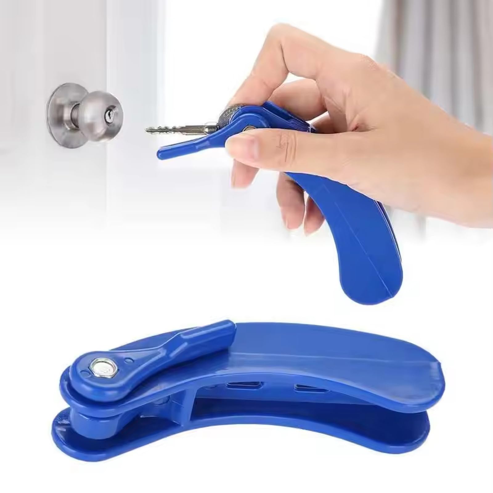 NCONCO Key Aid Turner Holder Door Opening Assistance with Grip for Arthritis Hands Elderly and Disable