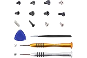 eXtremeRate Cross Screwdriver Set Opening Tools Repair Kits for Nintendo Switch OLED Console and JoyCon with Spare Screws Twe