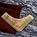 Beard Comb & Shaping Tool by Beard and Burns - 100% Natural Sandalwood Comb - Perfect with Beard Oil & Balms - Anti Static & Snag Free - Great Addition to Beard Kit