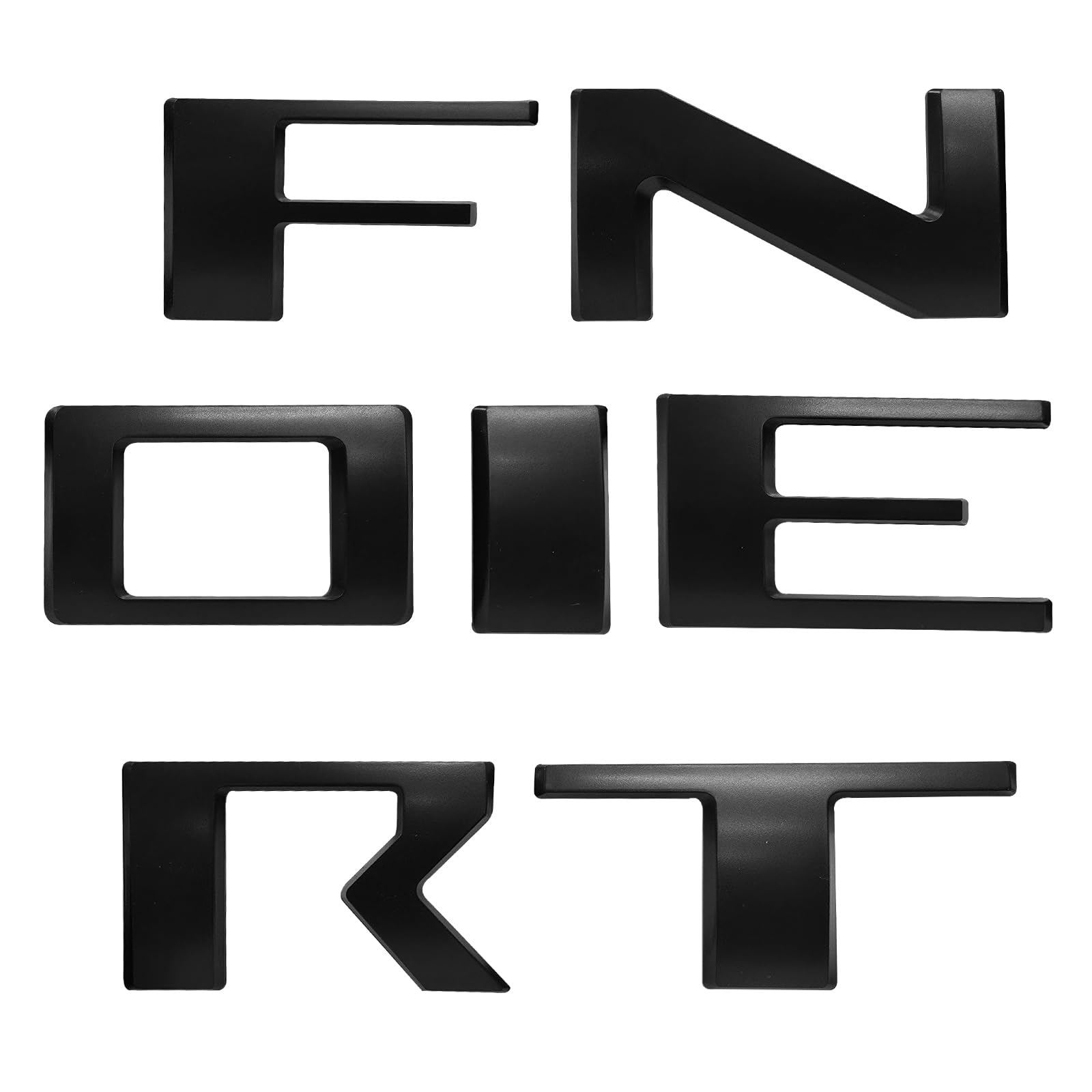Photo 1 of Tailgate Insert Letters Compatible with 2022 2023 2024 Frontier 3D Raised Emblem Decals with Strong Adhesive-Matte Black
