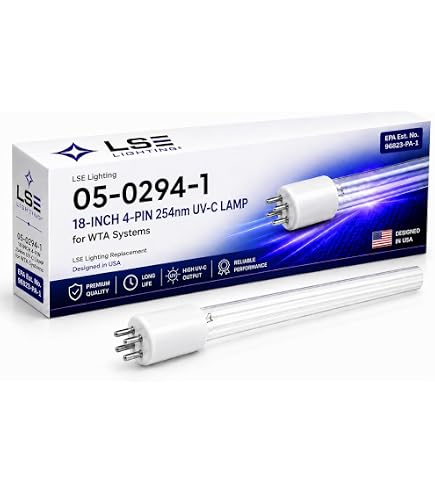 Amazon.com: LSE Lighting 05-0294-1 GPH450T5L/4 UV Lamp for Neptune