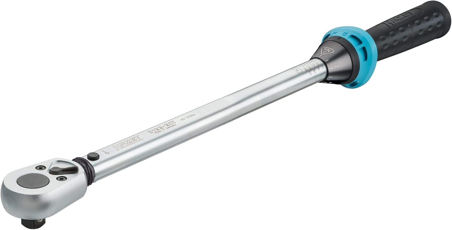 HAZET torque wrench 5122-2CT I Output: square 12.5 mm, 1/2 inch, tolerance: 4%