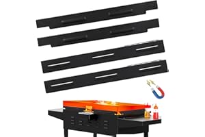 Coopvivi Wind Guards for Blackstone 36 Inch Griddle, Upgraded Strong Magnetic Wind Screens for Blackstone Grill, Side Guard for Protect Flame, Saving Propane, Compatible with Rear Grease Cup and Hood