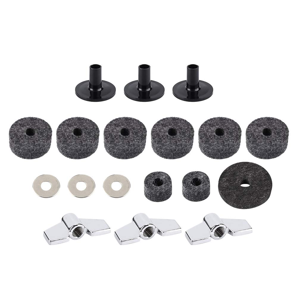 Cymbal Washer Set, Premium Felts Cymbal Felt Washer, For Quickly And Easily Removing And Replacing Drumheads Drum