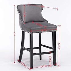 DKLGG Counter Height Bar Stools Set of