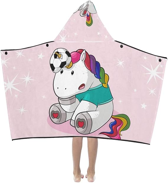 Gednix Mantas Ninos Dibujos Animados Unicornio Jugar Futbol Ninos