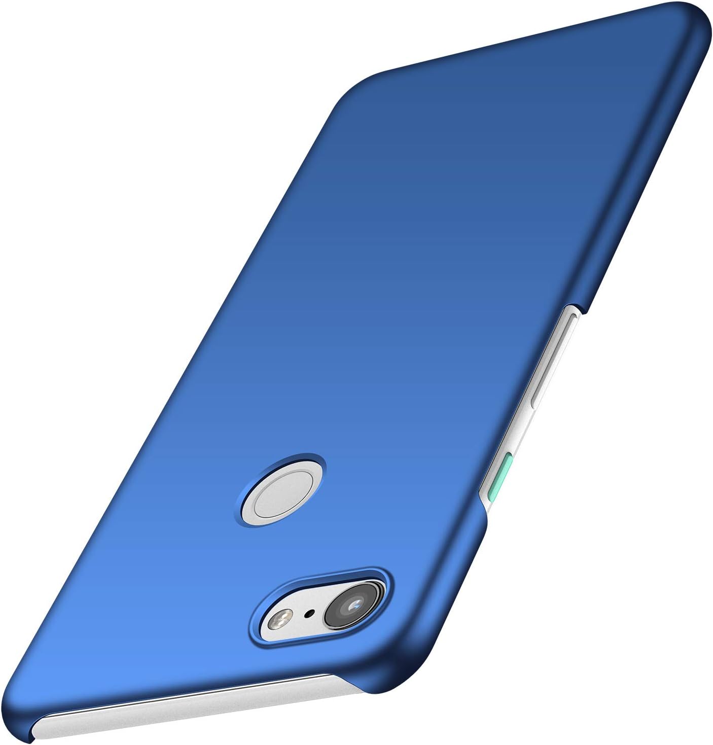 Avalri Google Pixel 3 Case, Ultra Thin Anti-Fingerprint and Minimalist Hard PC Cover for Google Pixel 3 (Silky Blue)