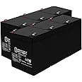 Mighty Max Battery ML5-12 - 12 Volt 5 AH SLA Battery - Pack of 6