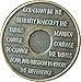 Bright Star Press 6 Year Antique Bronze AA Medallion VI Years Chip