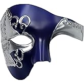Thmyo Half Face Men's Phantom Of The Opera Vintage Design Venetian Carnival Masquerade Mask
