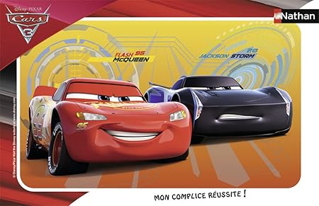 Amazon Nathan フレームパズル 15ピース フラッシュ ジャクソン ストーム イン カー ザ ムービー 3 フランゼシッチ バージョン パズル おもちゃ